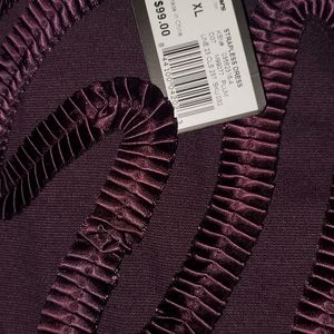 Kim Kardashian Plum dress